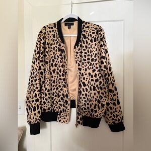 Leopard Print Lightweight Jacket